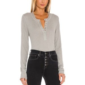 Free People One of the Girls Henley Top